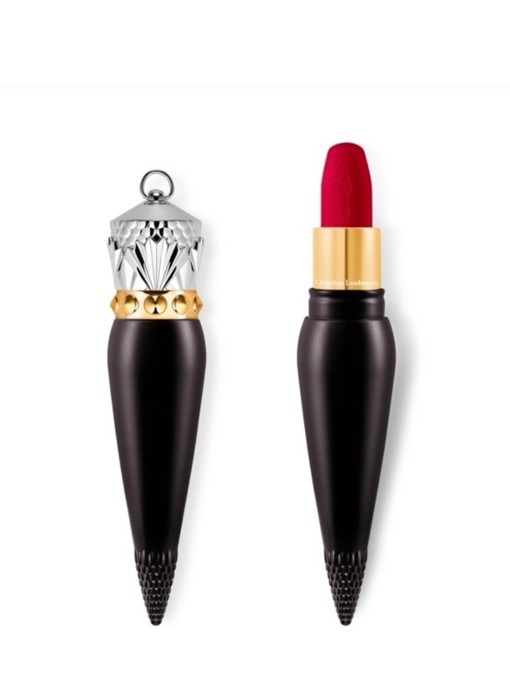💄 NIB ~ Christian Louboutin Velvet Matte Lipstick ~ 001M Rouge Louboutin